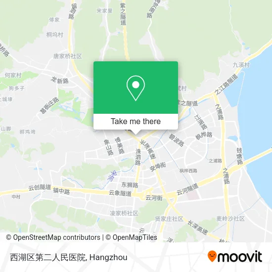 西湖区第二人民医院 map