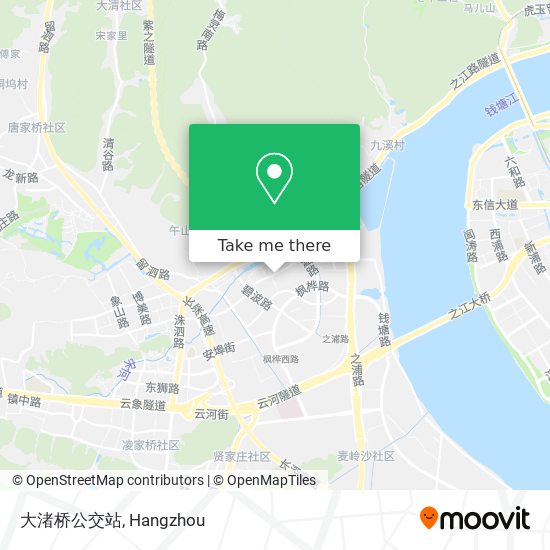 大渚桥公交站 map