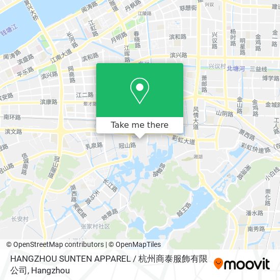 HANGZHOU SUNTEN APPAREL / 杭州商泰服飾有限公司 map