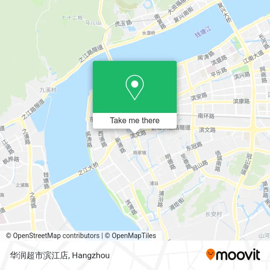 华润超市滨江店 map