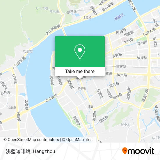 沸蓝咖啡馆 map