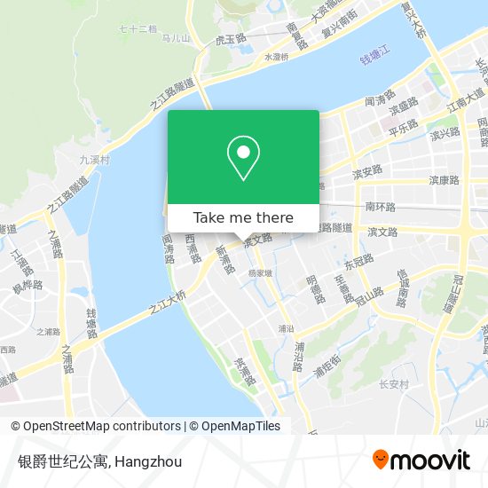 银爵世纪公寓 map