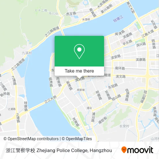 浙江警察学校 Zhejiang Police College map