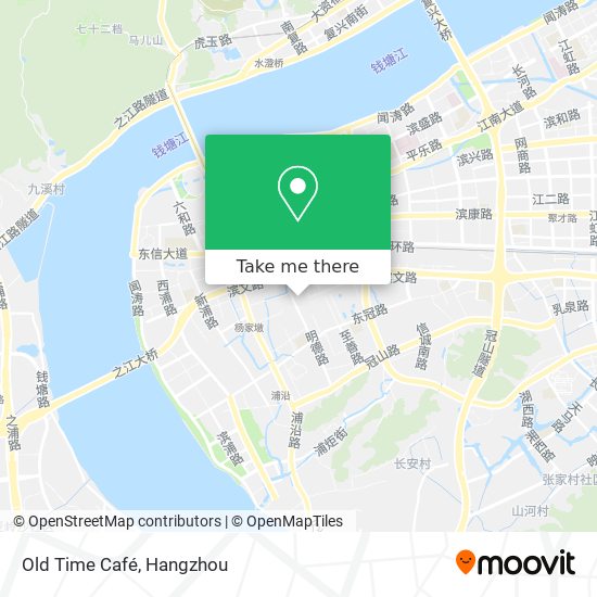 Old Time Café map