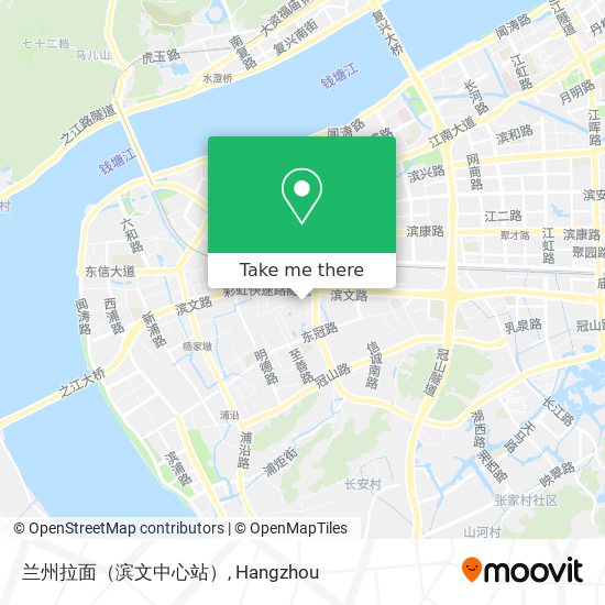 兰州拉面（滨文中心站） map