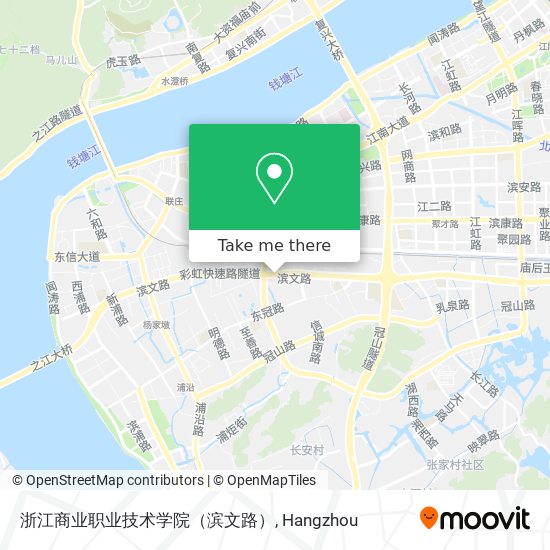 浙江商业职业技术学院（滨文路） map