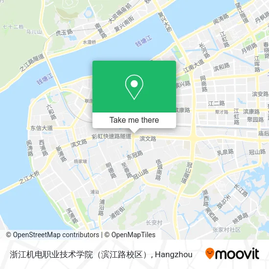 浙江机电职业技术学院（滨江路校区） map