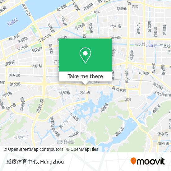 威度体育中心 map