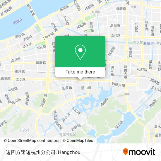 递四方速递杭州分公司 map