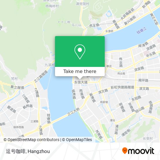 逗号咖啡 map
