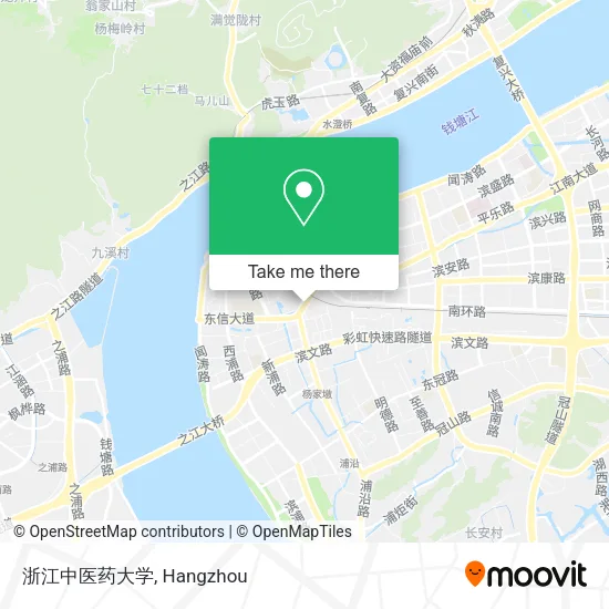 浙江中医药大学 map