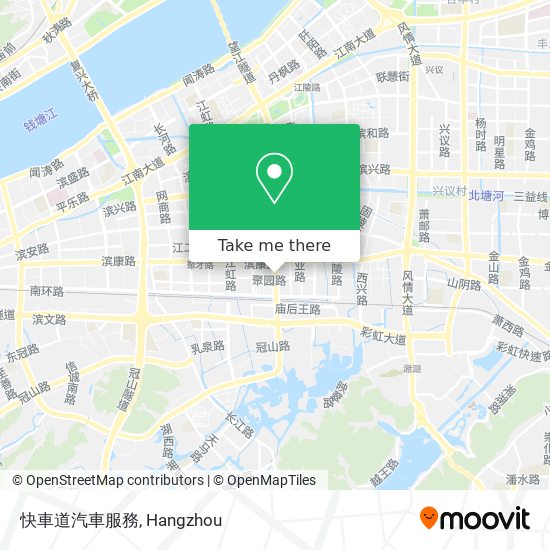 快車道汽車服務 map