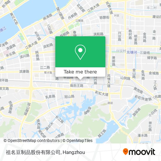 祖名豆制品股份有限公司 map