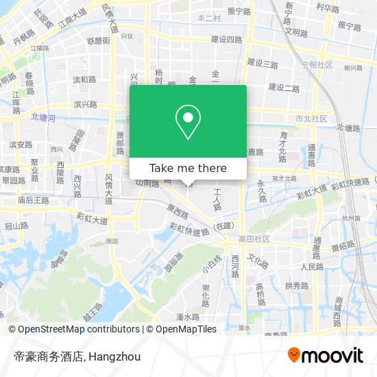 帝豪商务酒店 map