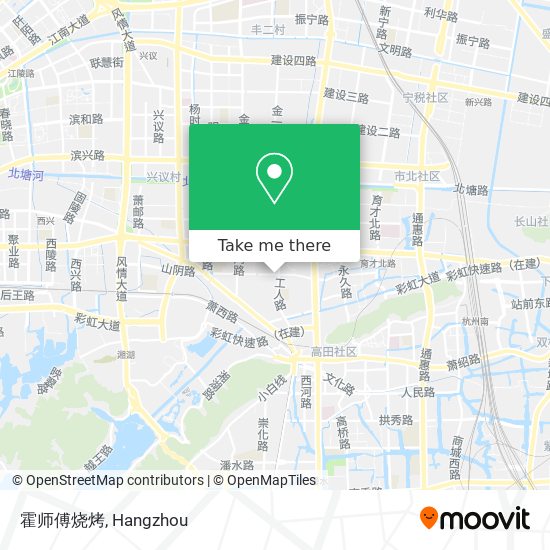 霍师傅烧烤 map