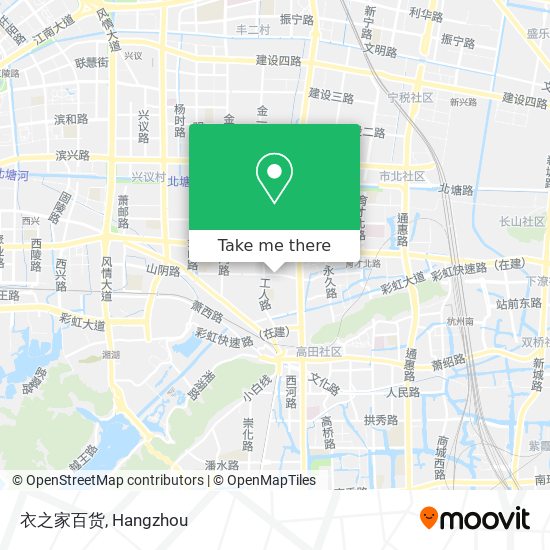 衣之家百货 map