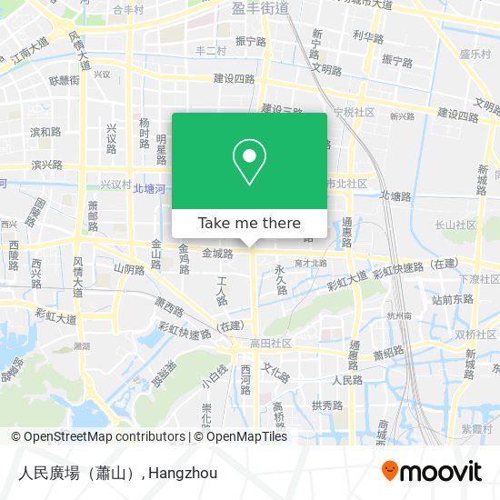 人民廣場（蕭山） map