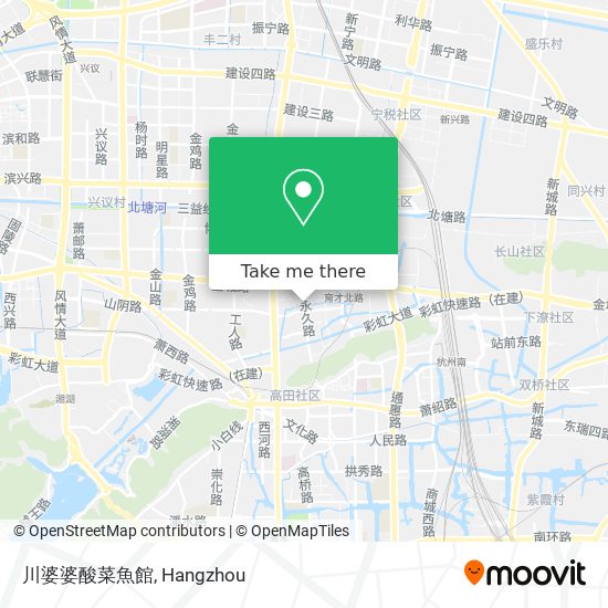 川婆婆酸菜魚館 map