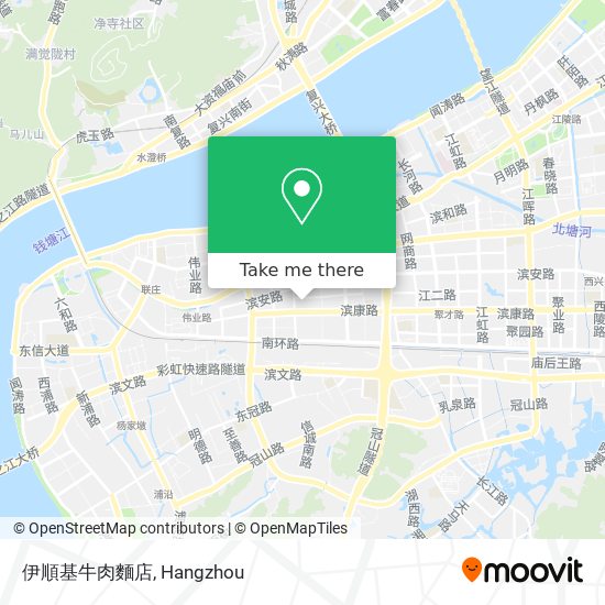 伊順基牛肉麵店 map