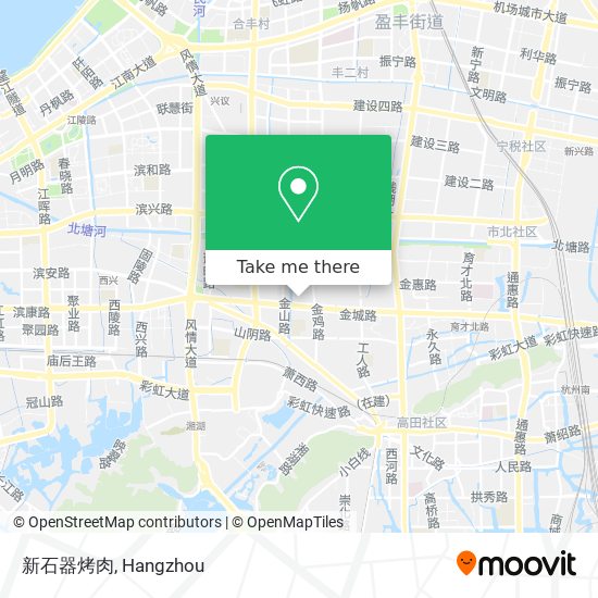 新石器烤肉 map
