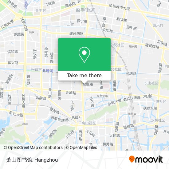 萧山图书馆 map