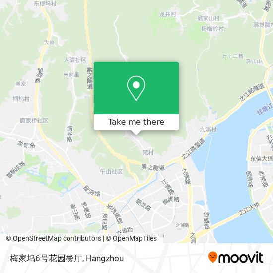 梅家坞6号花园餐厅 map