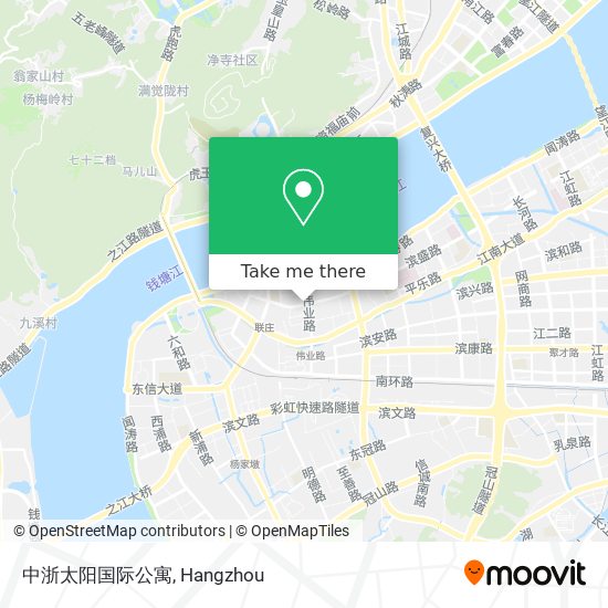 中浙太阳国际公寓 map