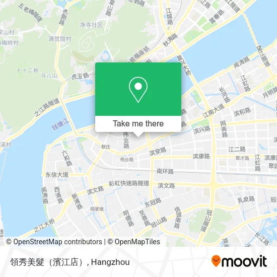 領秀美髮（濱江店） map