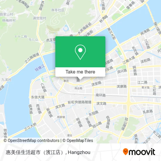 惠美佳生活超市（濱江店） map