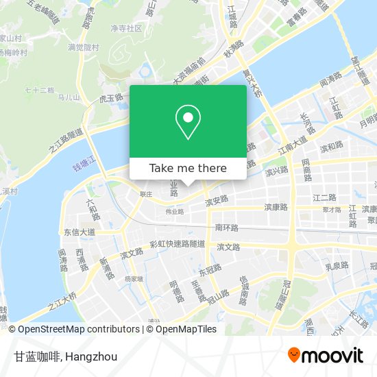 甘蓝咖啡 map