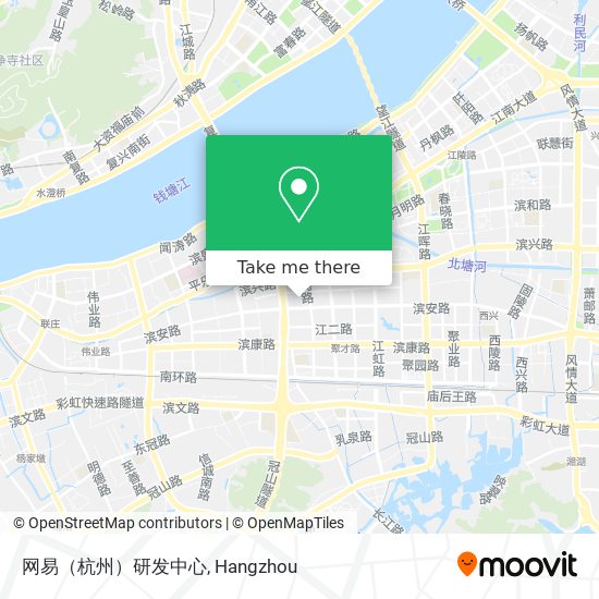 网易（杭州）研发中心 map