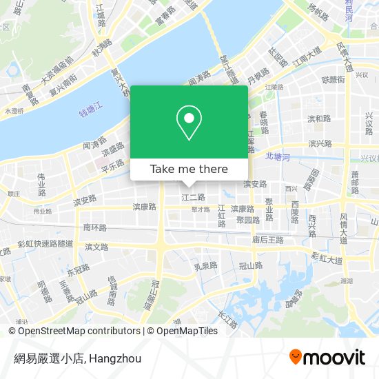 網易嚴選小店 map