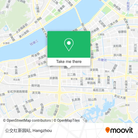 公交红新园站 map