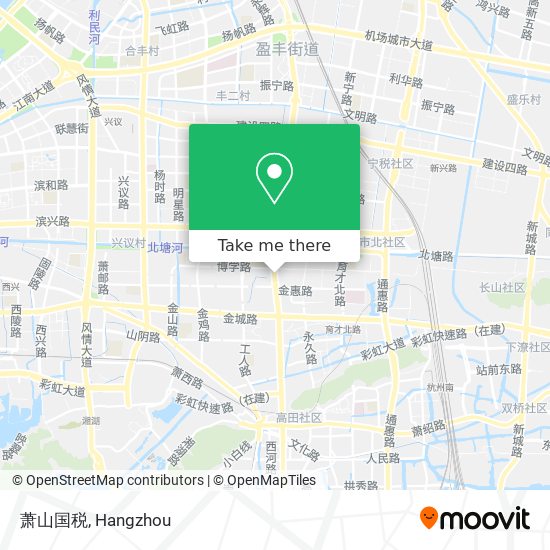 萧山国税 map