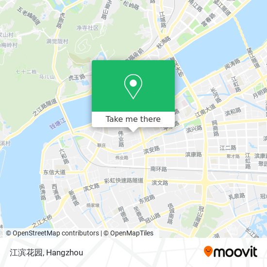 江滨花园 map