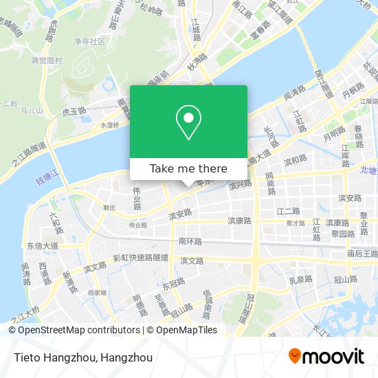 Tieto Hangzhou map