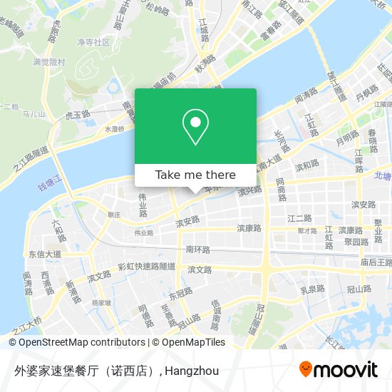 外婆家速堡餐厅（诺西店） map