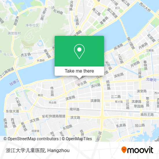 浙江大学儿童医院 map