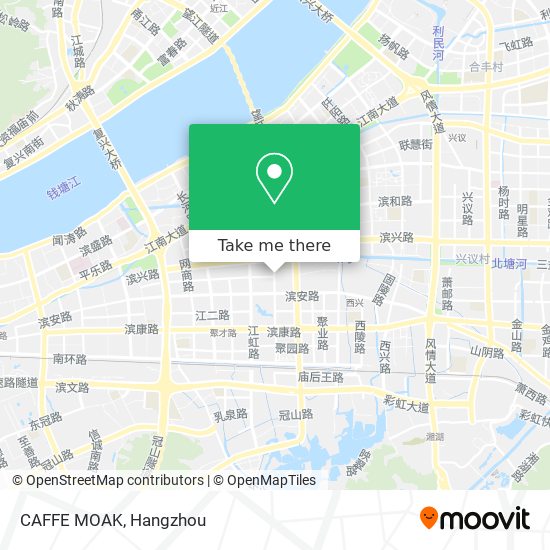CAFFE MOAK map