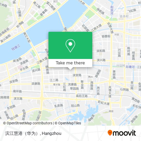 滨江慧港（华为） map