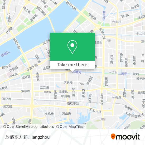 欣盛东方郡 map