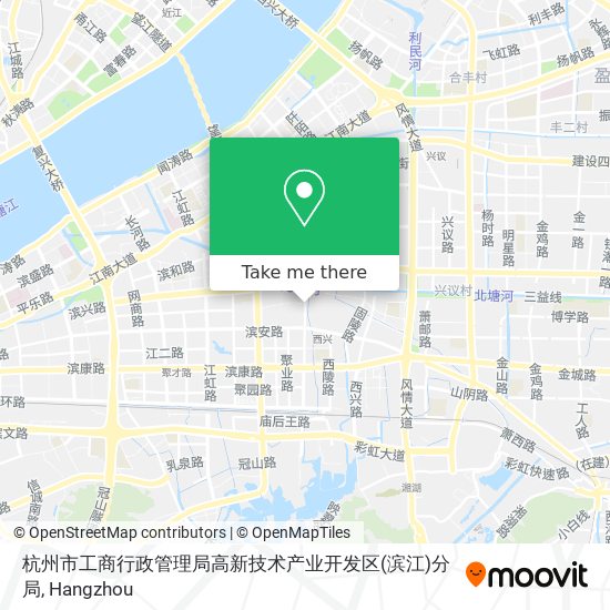 杭州市工商行政管理局高新技术产业开发区(滨江)分局 map