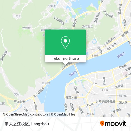 浙大之江校区 map