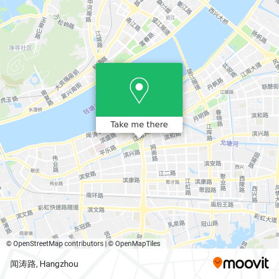 闻涛路 map