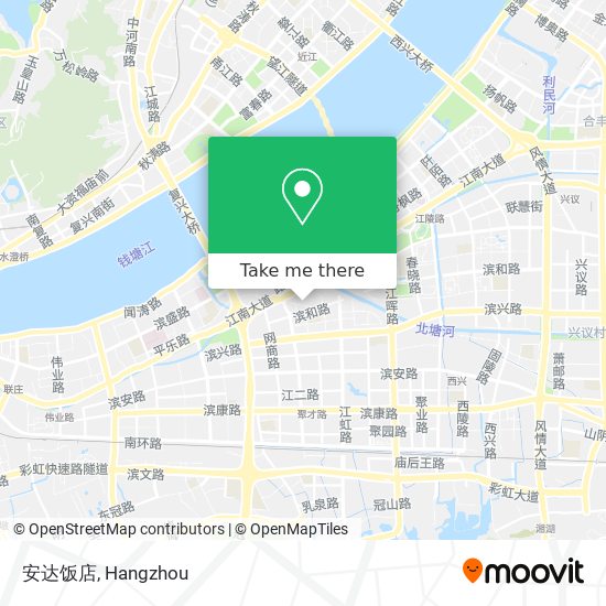 安达饭店 map
