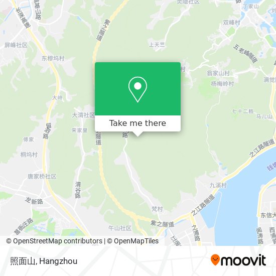 照面山 map