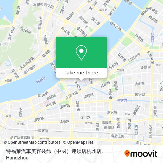 特福萊汽車美容裝飾（中國）連鎖店杭州店 map