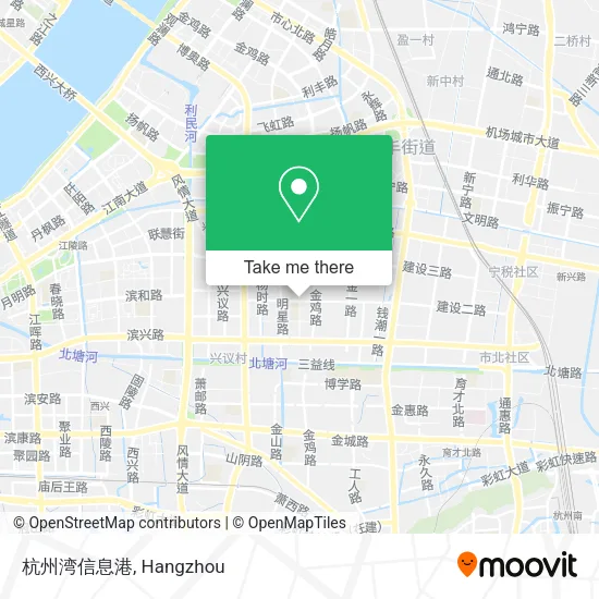 杭州湾信息港 map
