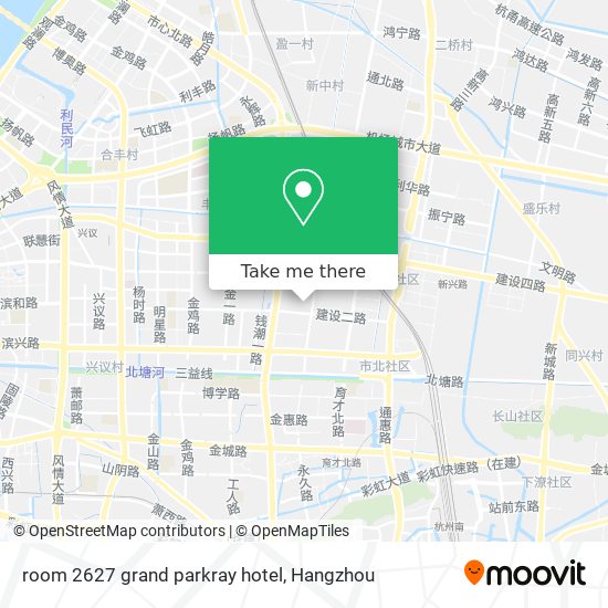 room 2627 grand parkray hotel map