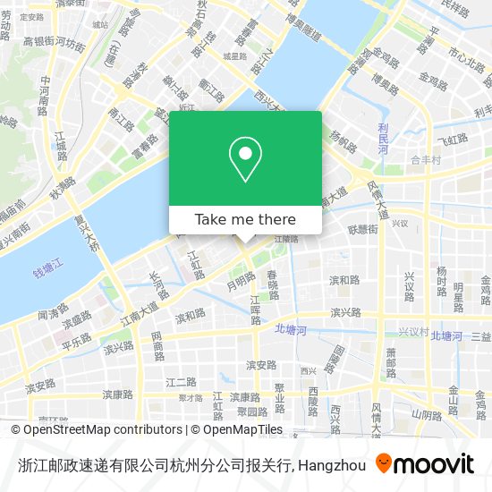 浙江邮政速递有限公司杭州分公司报关行 map